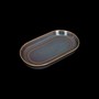 Блюдо овальное 9,5" 240х140 мм, сине-коричневый «Corone Terra» фк1503