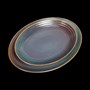 Блюдо овальное 13" 330х255 мм, сине-коричневый «Corone Terra» фк1510