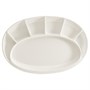 Менажница 7-и секц. 330*215 мм. овал. Белый, форма Гурмэ Bonna /1/6/162/ 68281
