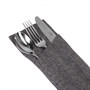 КУВЕРТ РОГОЖКА СЕРЫЙ на 3 столовых прибора правый (цвет 12) 5 шт./в уп. (смотрите аналог кув2314н) кув2314