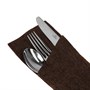 КУВЕРТ РОГОЖКА КОРИЧНЕВЫЙ-ТЕМНЫЙ на 3 столовых прибора правый (цвет 55) 5 шт./в уп. кув2302