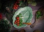 Блюдо овальное 37,5х26,3 см h 3 см, Cabbage CDF CB10