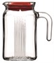 Кувшин 0,6 л. d=78 мм. h=140 мм. с красной крышкой Фриго /6/432/ 51382
