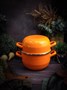 Кастрюля для мидий оранжевая 2,8 л, h 17,5cm d 18cm 111.018O