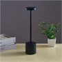 Лампа настольная d=8 см. h=34 см. 3 цвета, сенсорная регулировка яркости, алюм., черная LED METAL MGline /1/20/ АКЦИЯ 75054