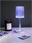 Лампа настольная беспроводная d=8,5 см. h=24,5 см. 15 цветов, 7 режимов яркости, нерж./акрил, прозрачная LED GATSBY MGline /1/20/ 75040