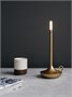 Лампа настольная беспроводная d=11 см. h=25,5 см. 1 цвет, 3 режима яркости, алюм., золотая LED CANDLE MGline /1/20/ 75045