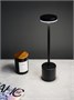 Лампа настольная d=8 см. h=34 см. 3 цвета, сенсорная регулировка яркости, алюм., черная LED METAL MGline /1/20/ АКЦИЯ 75054