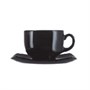 Чайная пара 160 мл. черный Квадрат  /1/6/36/ 19938 - фото 28556245