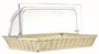 Корзинка пластиковая 415х280 мм бежевая [KT3426] кт1928