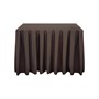 Скатерть-юбка 1,215х0,72х0,89 м «Журавинка» коричневая гладь чст1403 - фото 31587