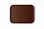 Поднос 34,5*26,5 см. темно-коричневый поверхность классик (167) MGprof /1/10/ 56744
