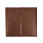 Папка счет с прошивкой светло-коричневая пмпи213