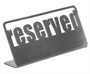 Табличка настольная «Reserved 1» Luxstahl 140х50 мм мки037
