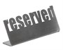 Табличка настольная «Reserved 2» Luxstahl 140х50 мм мки038
