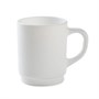 Кружка 250 мл. белая d=70 мм. h=90 мм. штабелир. Ресторан /6/36/1296/ 43193 - фото 33650882