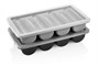 Лоток для столовых приборов (органайзер) 4 секции 53*29*9,5 см. серая, п/п (крышка 76909) GP /1/12/ 15620