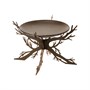Подставка фуршетная Ветви 275х275х170 мм бронза Luxstahl мки348/2