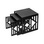 Подставка-куб Квадрат 130х130х130 мм черный Luxstahl мки342/1