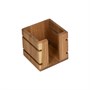 Салфетница 165х165х165 мм дуб, цвет натуральный 9715