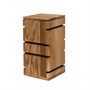 Подставка-куб высокая 165х165х305 мм дуб, цвет натуральный 9714