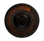 Тарелка для пасты «Corone Rustico» 252 мм черная с медным - фото 3843307