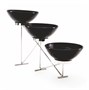 Стойка металлическая для выкладки + три салатника,65*12*33 см,  P.L.--Hotelware 81240943 - фото 38827544