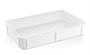 Контейнер для теста 600*400*100 мм. (-20/+70℃) прямой, сплошной, мороз-кий, белый полиэт.(крышка 76803) GP /1/6/ 76802