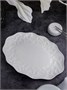 Блюдо овальное 31x22,5 см h 2,5 см, костяной фарфор, Origami CDF OR07 - фото 40099079
