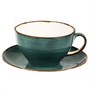 Чашка с блюдцем Fusion Green Sea 375 мл, P.L. Proff Cuisine 81223159 - фото 40225717