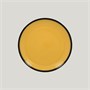 Тарелка круглая RAK Porcelain LEA Yellow 27 см (желтый цвет) 81223398 - фото 40229649