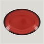 Блюдо овальное RAK Porcelain LEA Red 26 см (красный цвет) 81223512 - фото 40240931