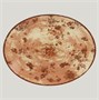 Тарелка RAK Porcelain Peppery овальная плоская 36*27 см, красный цвет 81220238 - фото 40249128