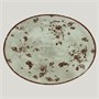 Тарелка RAK Porcelain Peppery овальная плоская 32*23 см, серый цвет 81220351 - фото 40249135