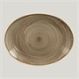 Овальная тарелка RAK Porcelain Twirl Alga 36*27 см 81220458 - фото 40249177