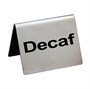 Табличка "Decaf" 5*4 см, сталь, P.L. Proff Cuisine 81200202 - фото 40249731