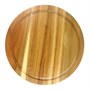 Доска круглая 36*2 см с выемкой, акация, P.L. Proff Cuisine 81200154 - фото 40250740