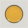 Тарелка круглая RAK Porcelain LEA Yellow 29 см (желтый цвет) 81223397 - фото 40252815