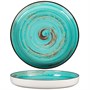 Тарелка с бортом Texture Light Cyan Circular 23 см, h 3 см, P.L. Proff Cuisine 70001279 - фото 40253125