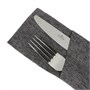 КУВЕРТ РОГОЖКА ГРАФИТ на 2 столовых прибора правый (цвет 155) 5 шт./в уп. кув2301