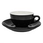 Чайная пара "Barista" 200 мл.черная.фарфор. P.L. 81272067 - фото 40267263
