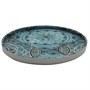 Блюдо,поднос меламиновый d=27см, h=2 см, Damask Blue,  P.L. 81290119 - фото 40268023
