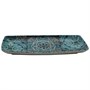 Блюдо,поднос меламиновый 33.1*16.8*3.5 см,Damask Blue ,  P.L. 81290125 - фото 40290380