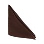 Салфетка 420х420 мм лён 100% темно-коричневый лен221