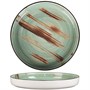 Тарелка с бортом Texture Light Green Lines 28 см, h 3,1 см, P.L. Proff Cuisine 70001283 - фото 40369438