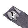 КУВЕРТ РОГОЖКА ГРАФИТ на 3 столовых прибора правый (цвет 155) 5 шт./в уп. кув2300