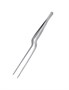 Щипцы (пинцет) 16 см. изогнутые, нерж. MGsteel /1/100/ АКЦИЯ 70415