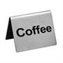 Табличка "Coffee" 5*4 см, сталь, P.L. Proff Cuisine 81200203 - фото 40829219