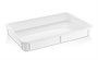 Контейнер для теста 600*400* 75 мм. (-20/+70℃) прямой, сплошной, мороз-кий, белый полиэт.(крышка 76803) GP /1/6/ 76801