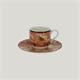 Блюдце RAK Porcelain Peppery для чашки 13 см, h 1,7 см, красный цвет 81220615 - фото 40869061